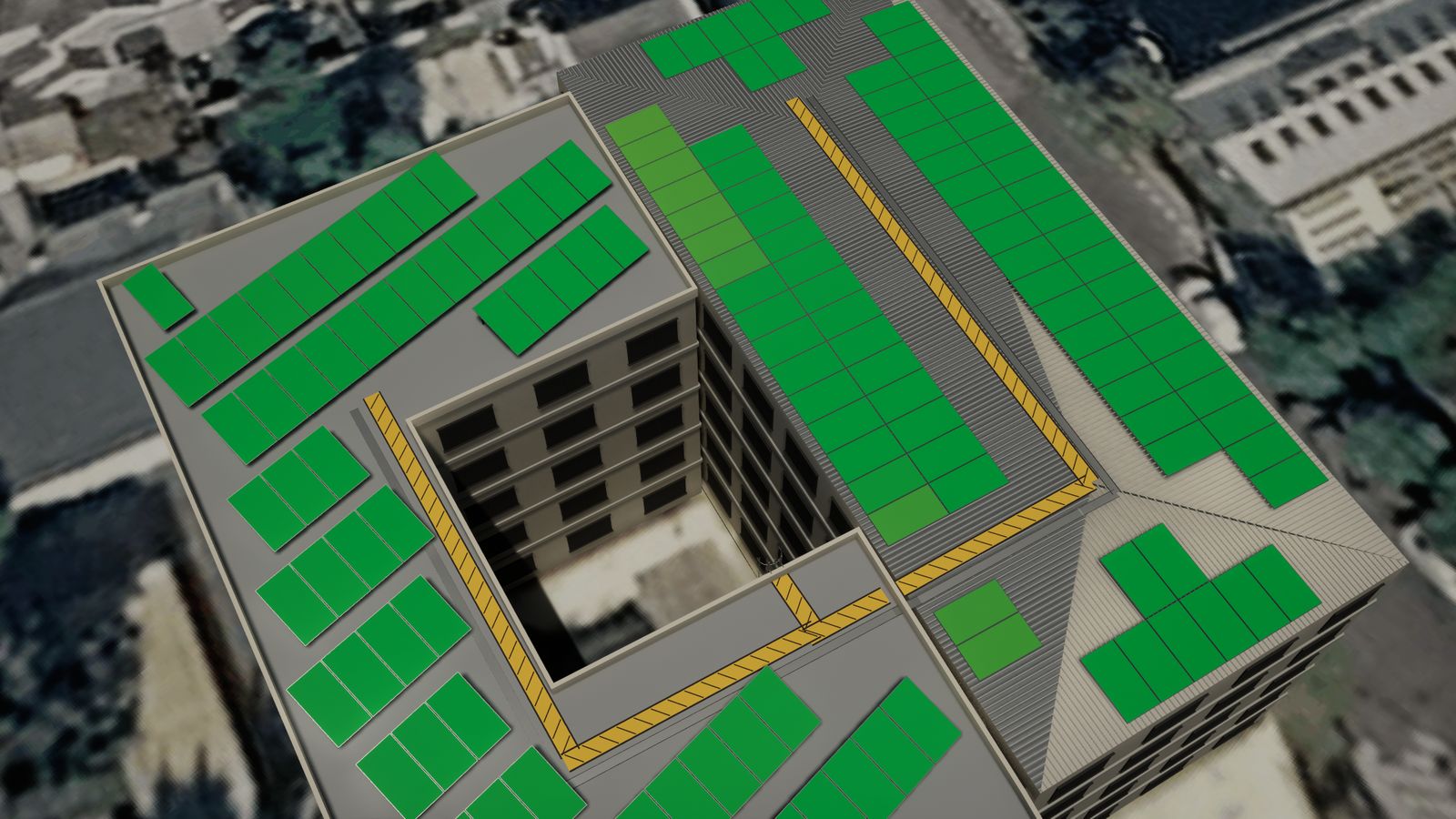Mapa de sombras por panel